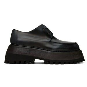 Marsèll Black Quadrarmato Derbys 37.5